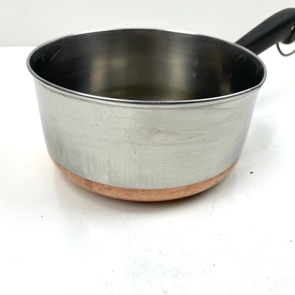 Revere Ware Pre 1968 2 Quart Copper Clad Sauce Pan - Picture 9 of 12
